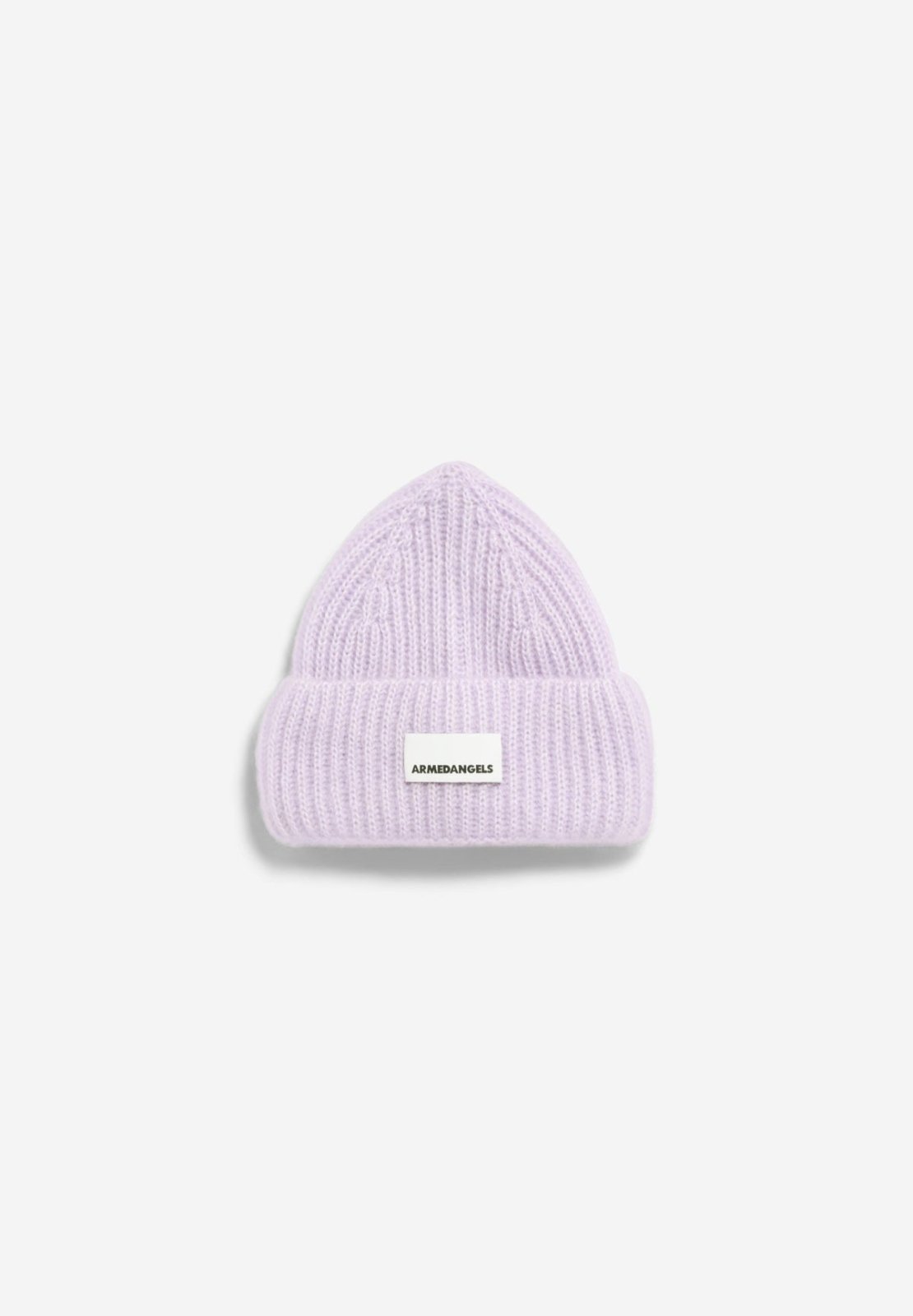ARMEDANGELS - Mohair-Mix Strickmütze • moonlit lilac - ROSA ECK