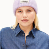 ARMEDANGELS - Mohair-Mix Strickmütze • moonlit lilac - ROSA ECK