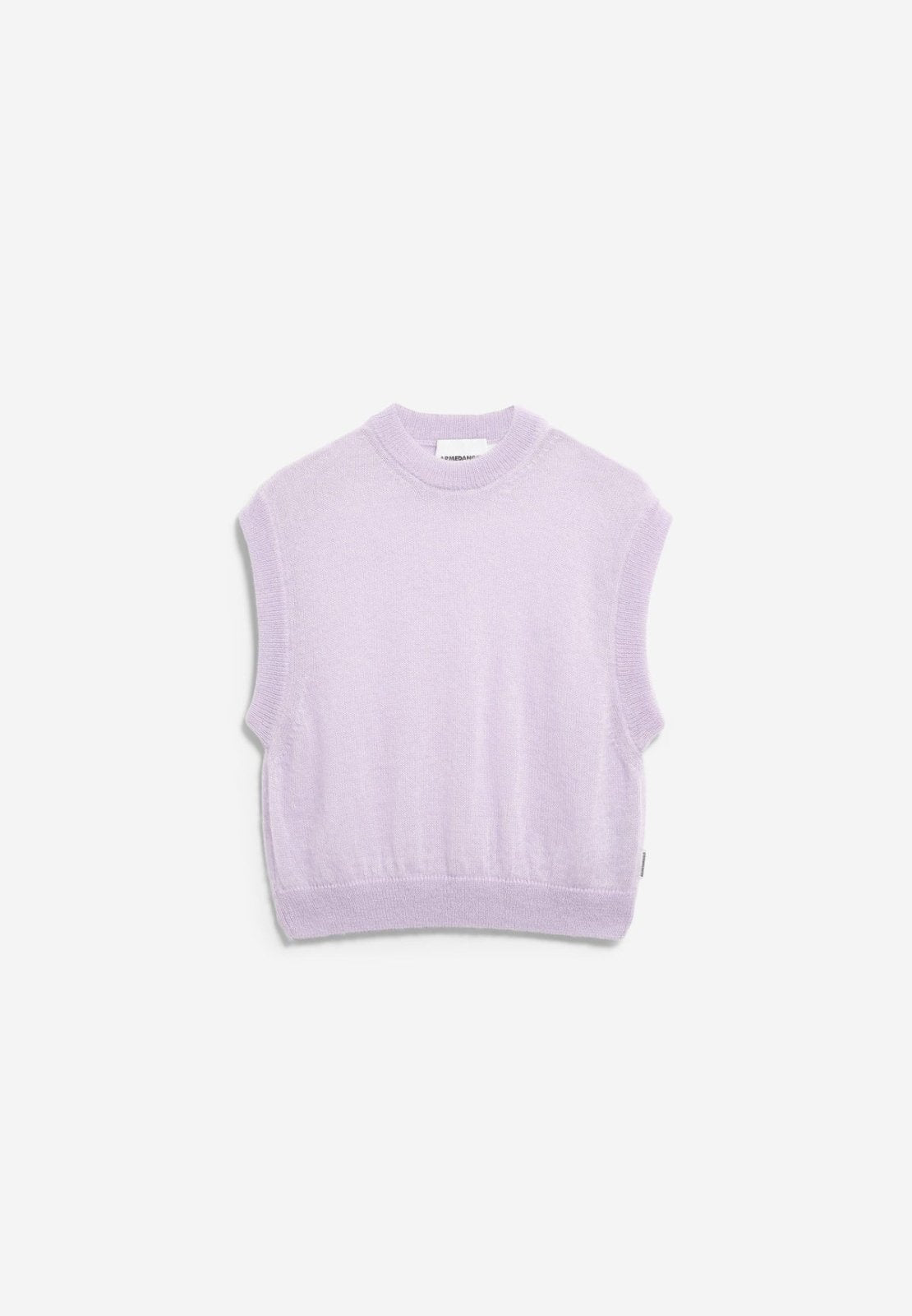 ARMEDANGELS - Mohair-Mix Strickpullunder • moonlit lilac - ROSA ECK