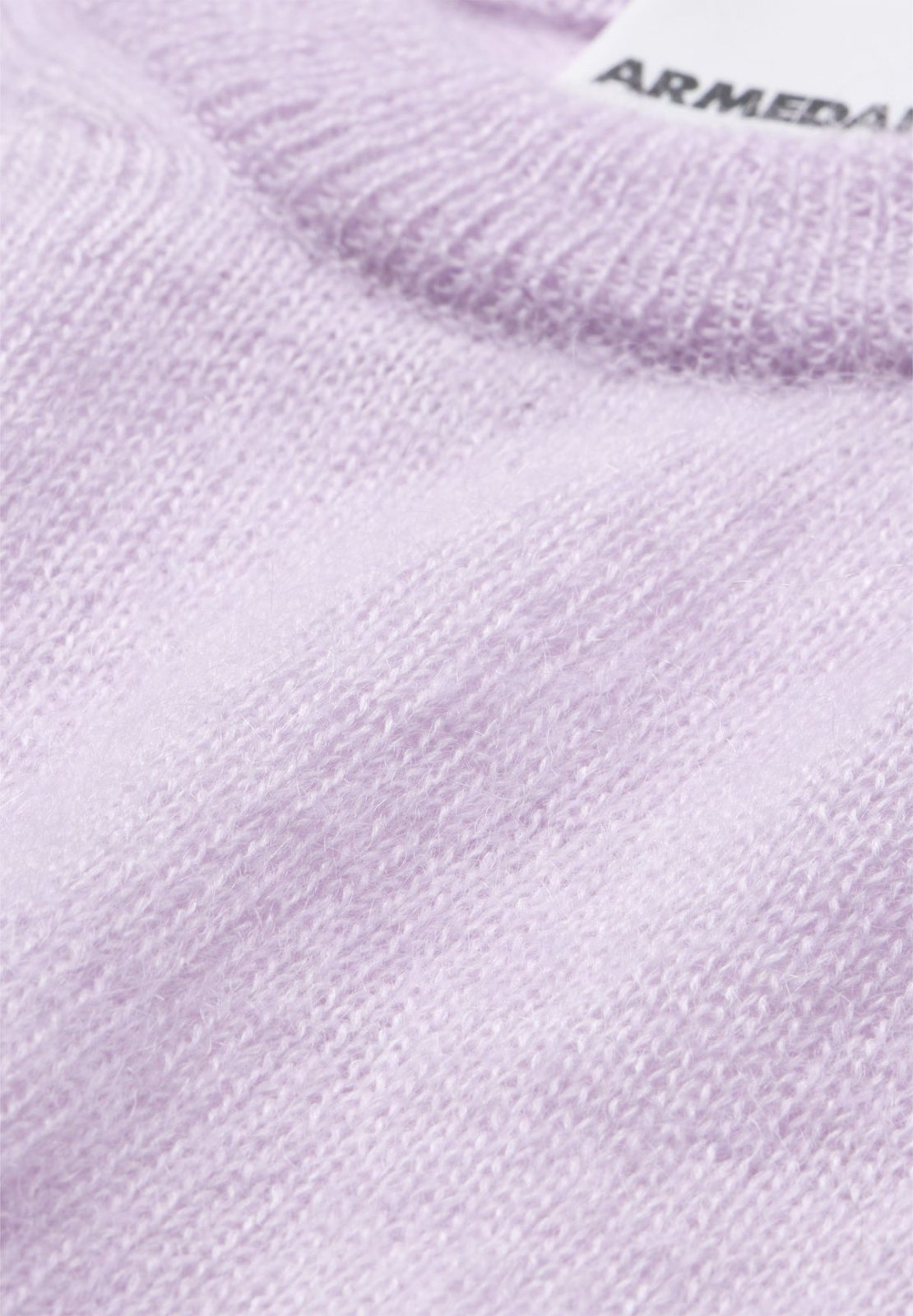 ARMEDANGELS - Mohair-Mix Strickpullunder • moonlit lilac - ROSA ECK
