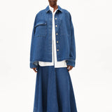 ARMEDANGELS - Oversized Jeansbluse • bright blue - ROSA ECK