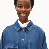 ARMEDANGELS - Oversized Jeansbluse • bright blue - ROSA ECK