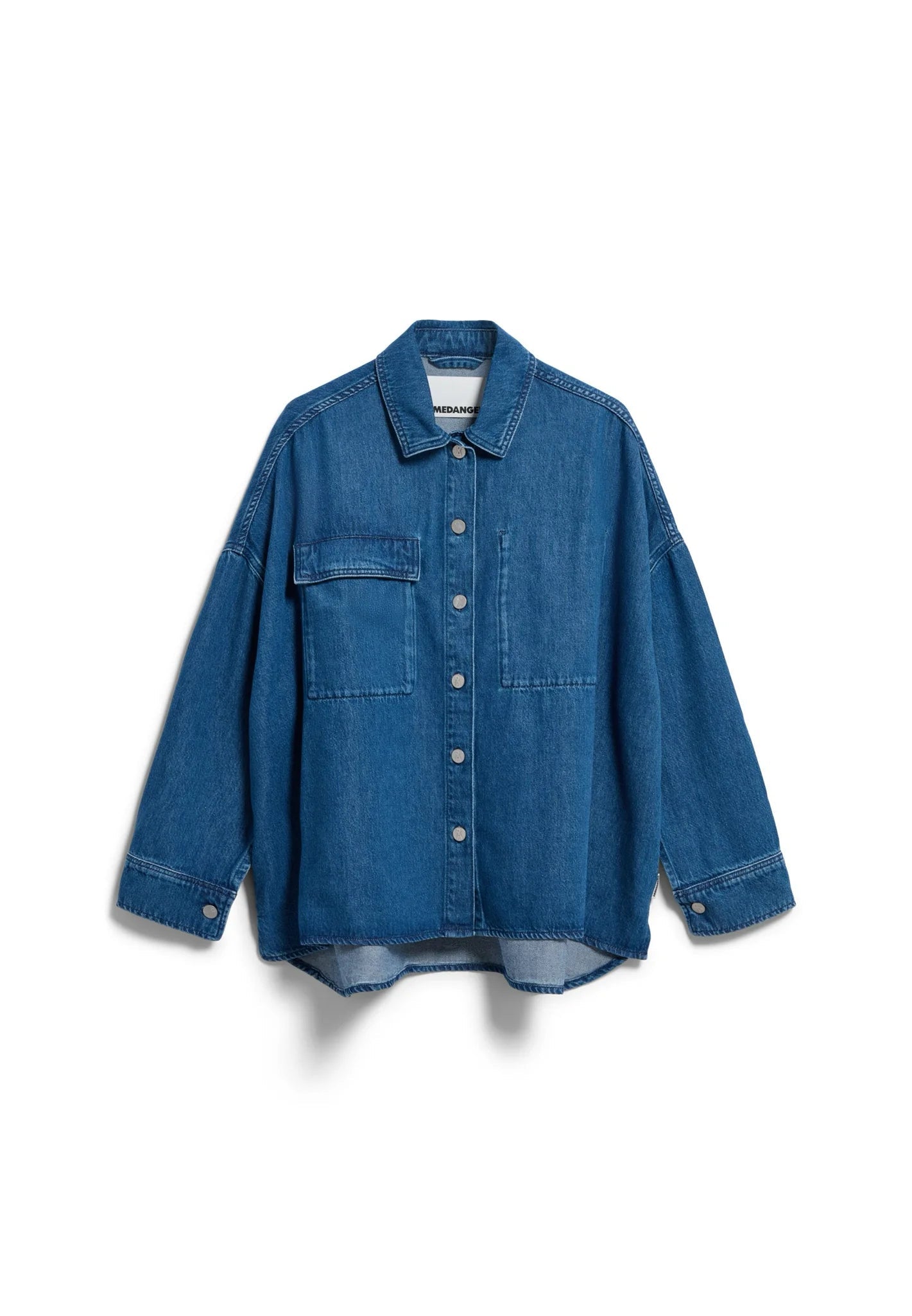 ARMEDANGELS - Oversized Jeansbluse • bright blue - ROSA ECK