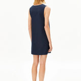 ARMEDANGELS - PINAAFO Nadelstreifenkleid • night sky - white - Kleid - ROSA ECK