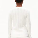 ARMEDANGELS - Pointelle Cardigan • white - ROSA ECK