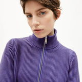 ARMEDANGELS - REBECCAA GMT DYE Cardigan • indigo lilac - Cardigan - ROSA ECK