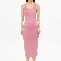 ARMEDANGELS - Ripp Trägerkleid • washed berry - ROSA ECK