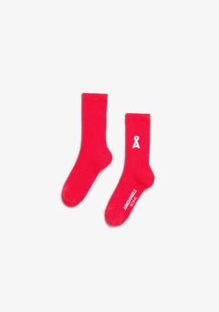 ARMEDANGELS - SAAMUS BOLD Socken • mars red - Socken - ROSA ECK