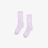 ARMEDANGELS - SAAMUS BOLD Socken • moonlit lilac - ROSA ECK