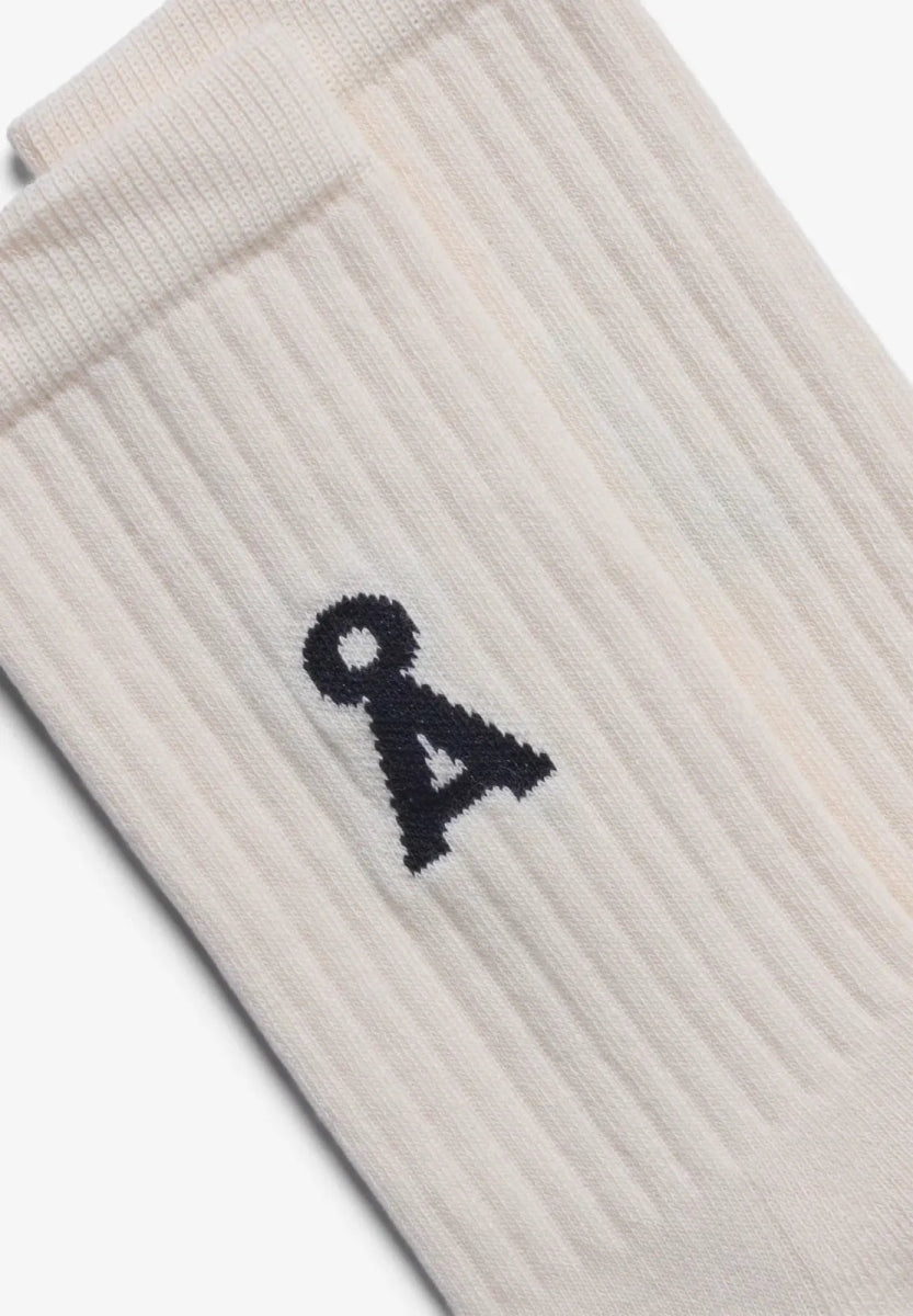 ARMEDANGELS - SAAMUS BOLD Socken • oatmilk - black - Socken - ROSA ECK Concept Store