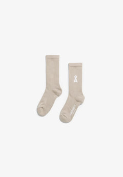ARMEDANGELS - SAAMUS BOLD Socken • sandstone - ROSA ECK