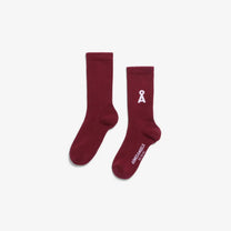 ARMEDANGELS - SAAMUS BOLD Socken • velvet red - ROSA ECK