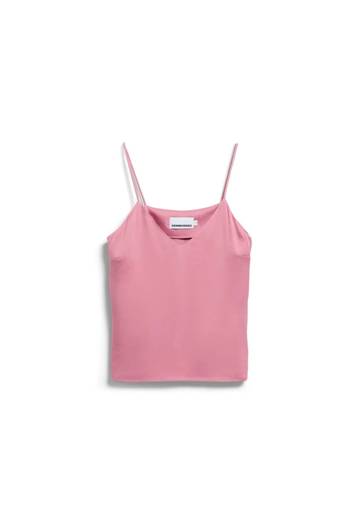 ARMEDANGELS - Satin Top mit Spaghettiträgern • washed berry - ROSA ECK