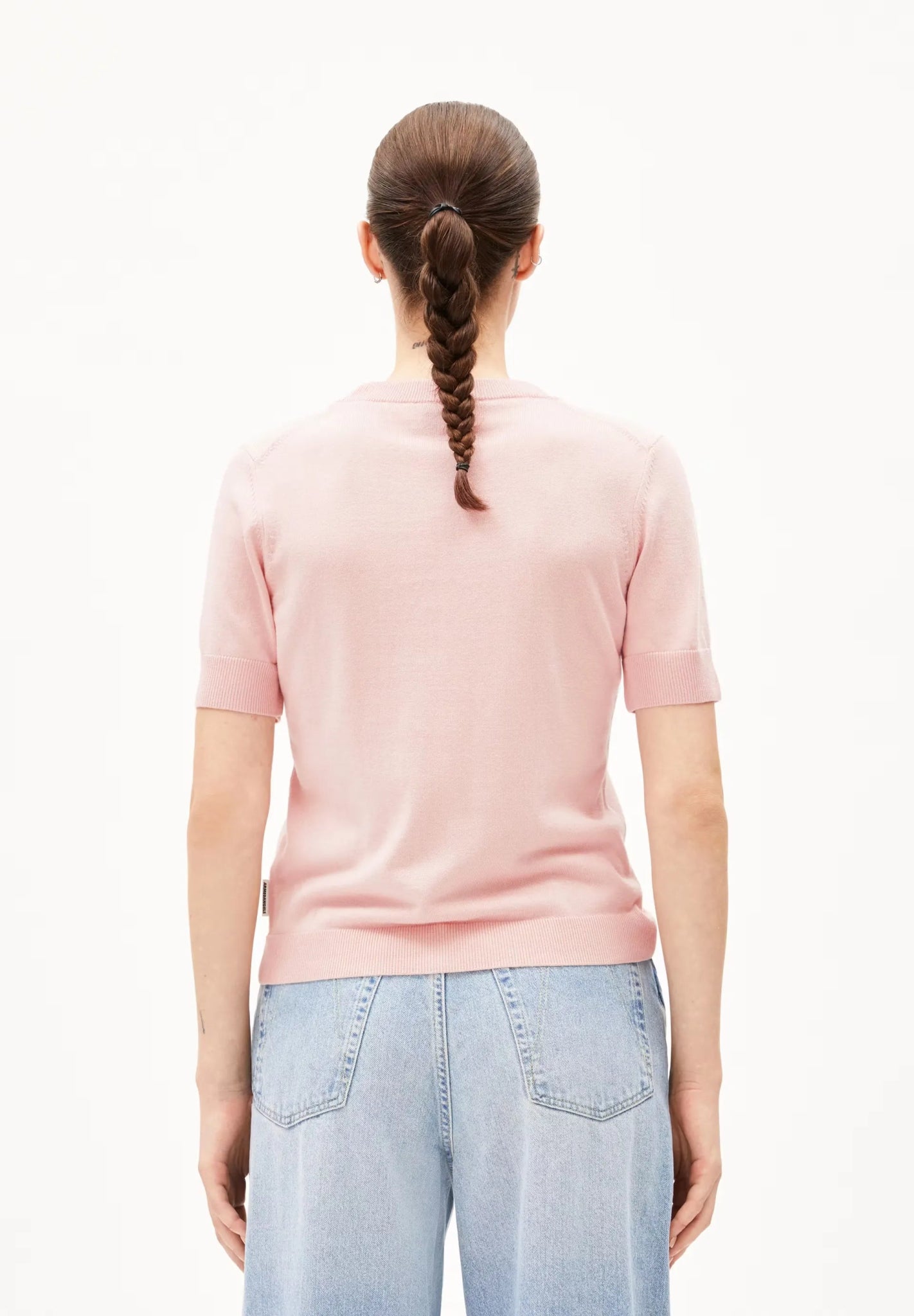 ARMEDANGELS - SILJIAAS Strickshirt aus Bio - Baumwoll - Mix | rosalilly - Shirt - ROSA ECK - 