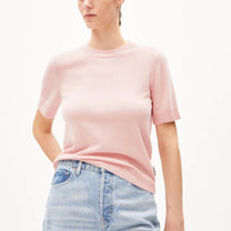 ARMEDANGELS - SILJIAAS Strickshirt aus Bio - Baumwoll - Mix | rosalilly - Shirt - ROSA ECK - 