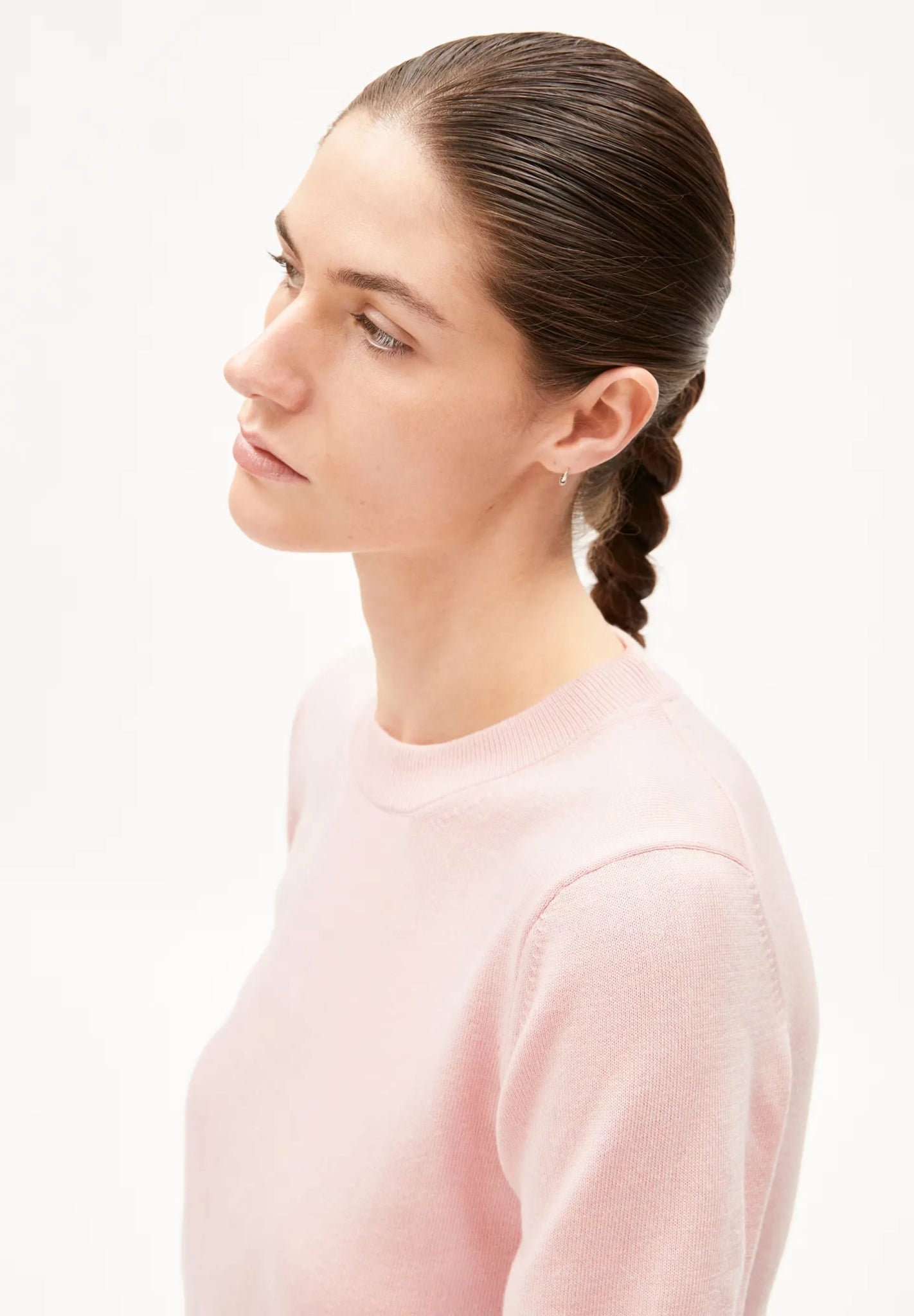 ARMEDANGELS - SILJIAAS Strickshirt aus Bio - Baumwoll - Mix | rosalilly - Shirt - ROSA ECK - 