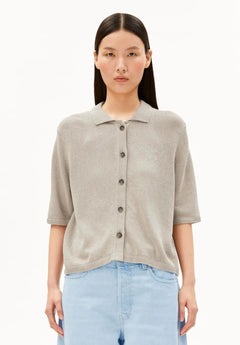 ARMEDANGELS - Strick Cardigan aus Leinenmix • sandstone - ROSA ECK