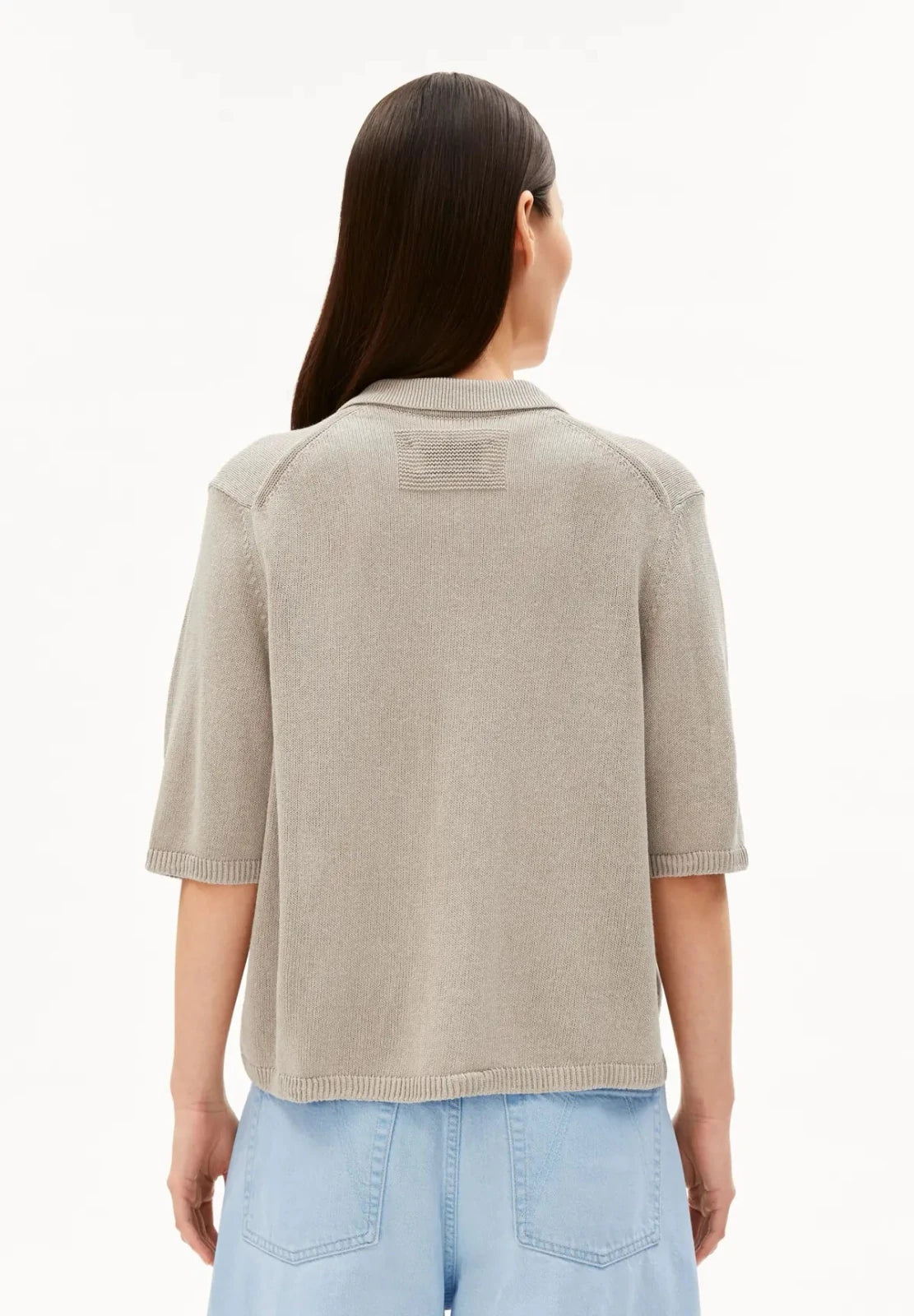 ARMEDANGELS - Strick Cardigan aus Leinenmix • sandstone - ROSA ECK
