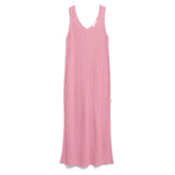 ARMEDANGELS - Strickkleid aus Leinenmix • washed berry - ROSA ECK