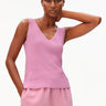 ARMEDANGELS - Stricktop aus Leinenmix • washed berry - ROSA ECK