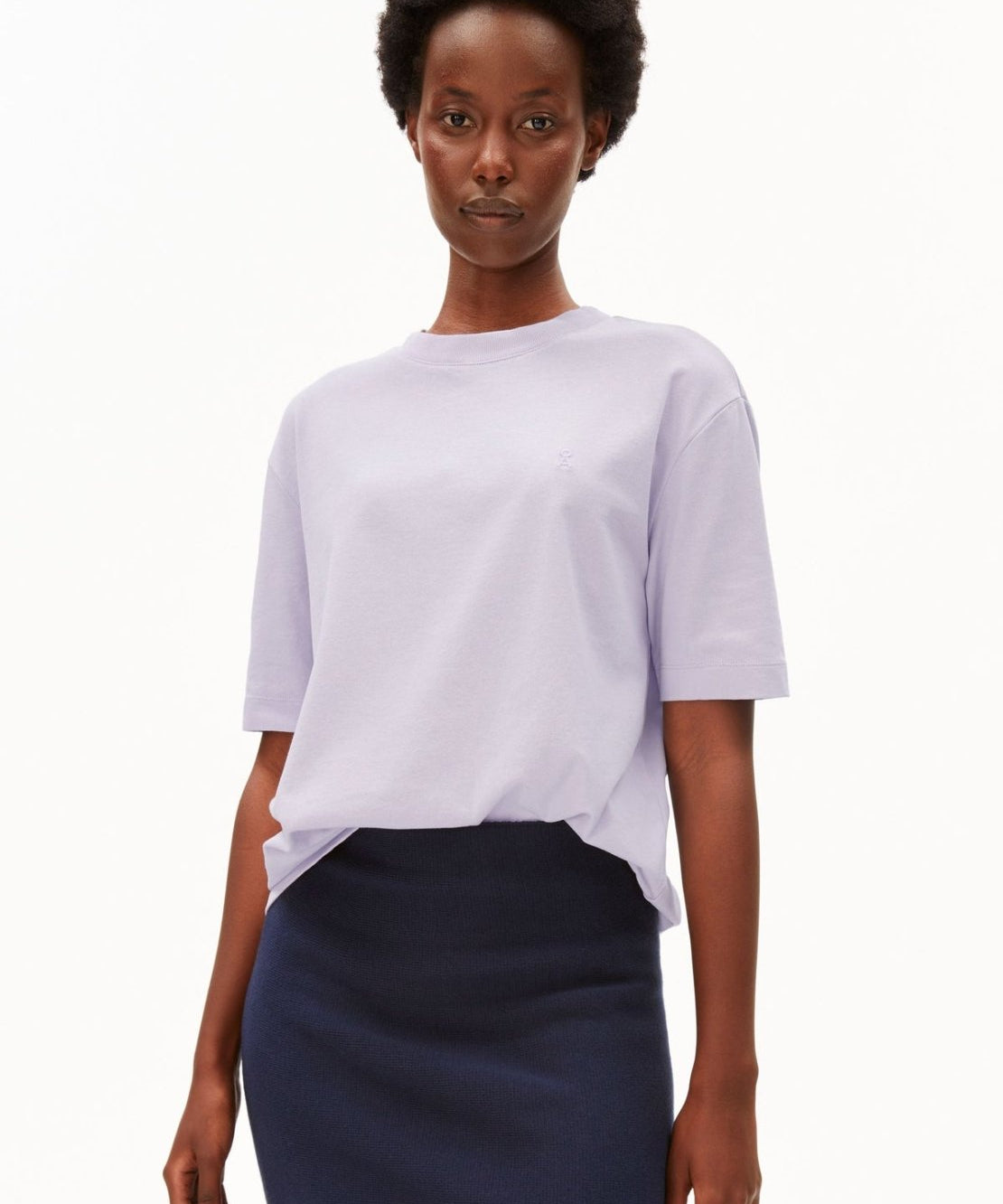 ARMEDANGELS - TARJAA T-Shirt • moonlit lilac - ROSA ECK