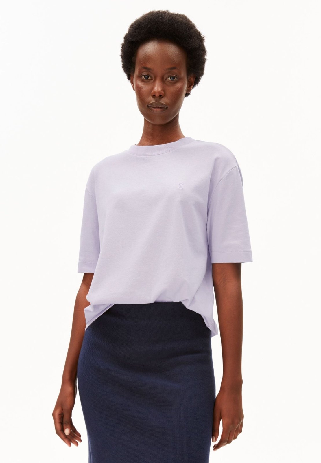 ARMEDANGELS - TARJAA T-Shirt • moonlit lilac - ROSA ECK