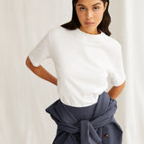 ARMEDANGELS - TARJAA T-Shirt • white - ROSA ECK