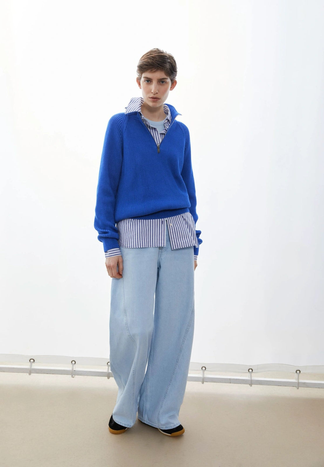 ARMEDANGELS - VANISÉ Strickpullover • dynamo blue - light dynamo blue - Pullover - ROSA ECK