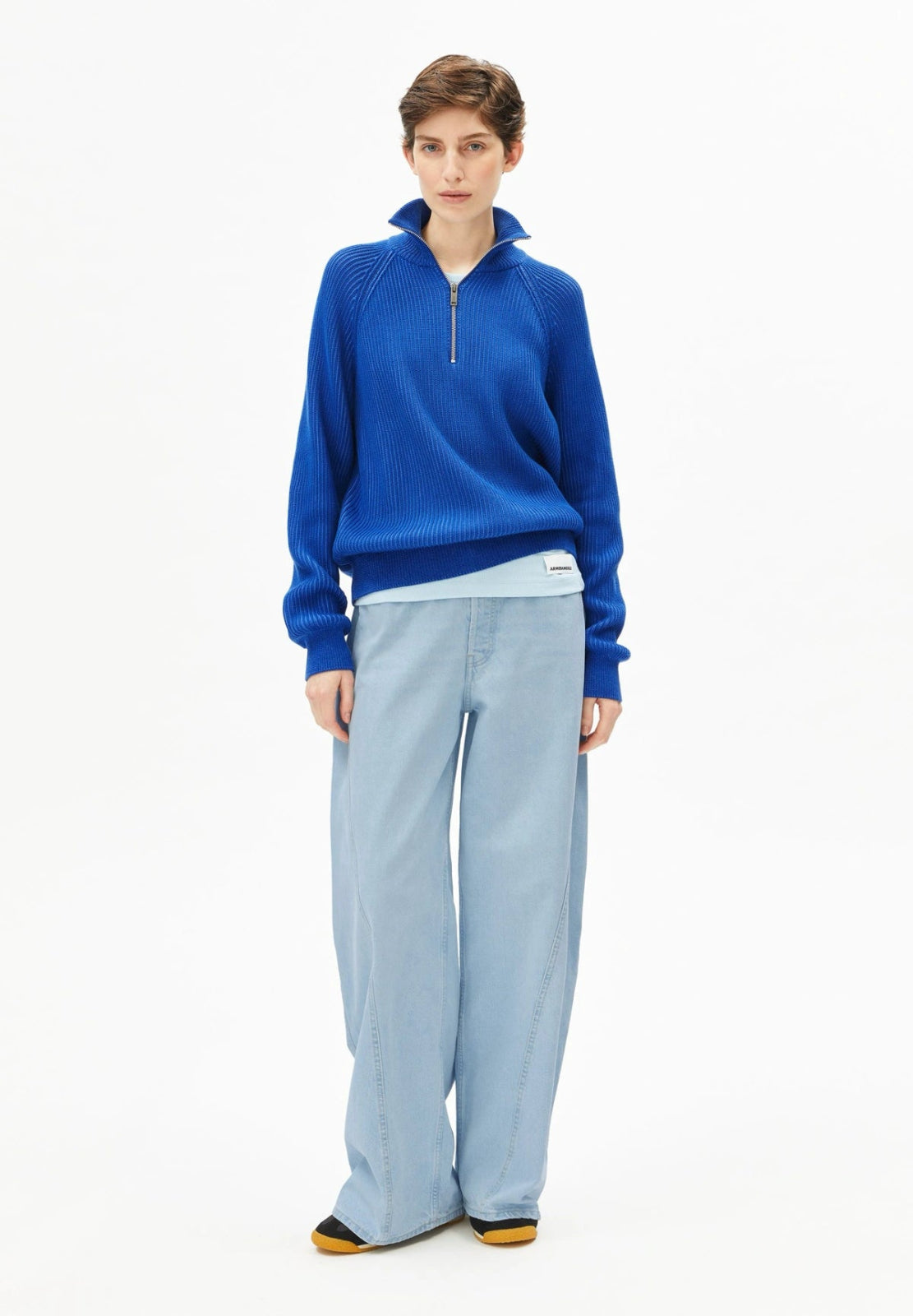 ARMEDANGELS - VANISÉ Strickpullover • dynamo blue - light dynamo blue - Pullover - ROSA ECK