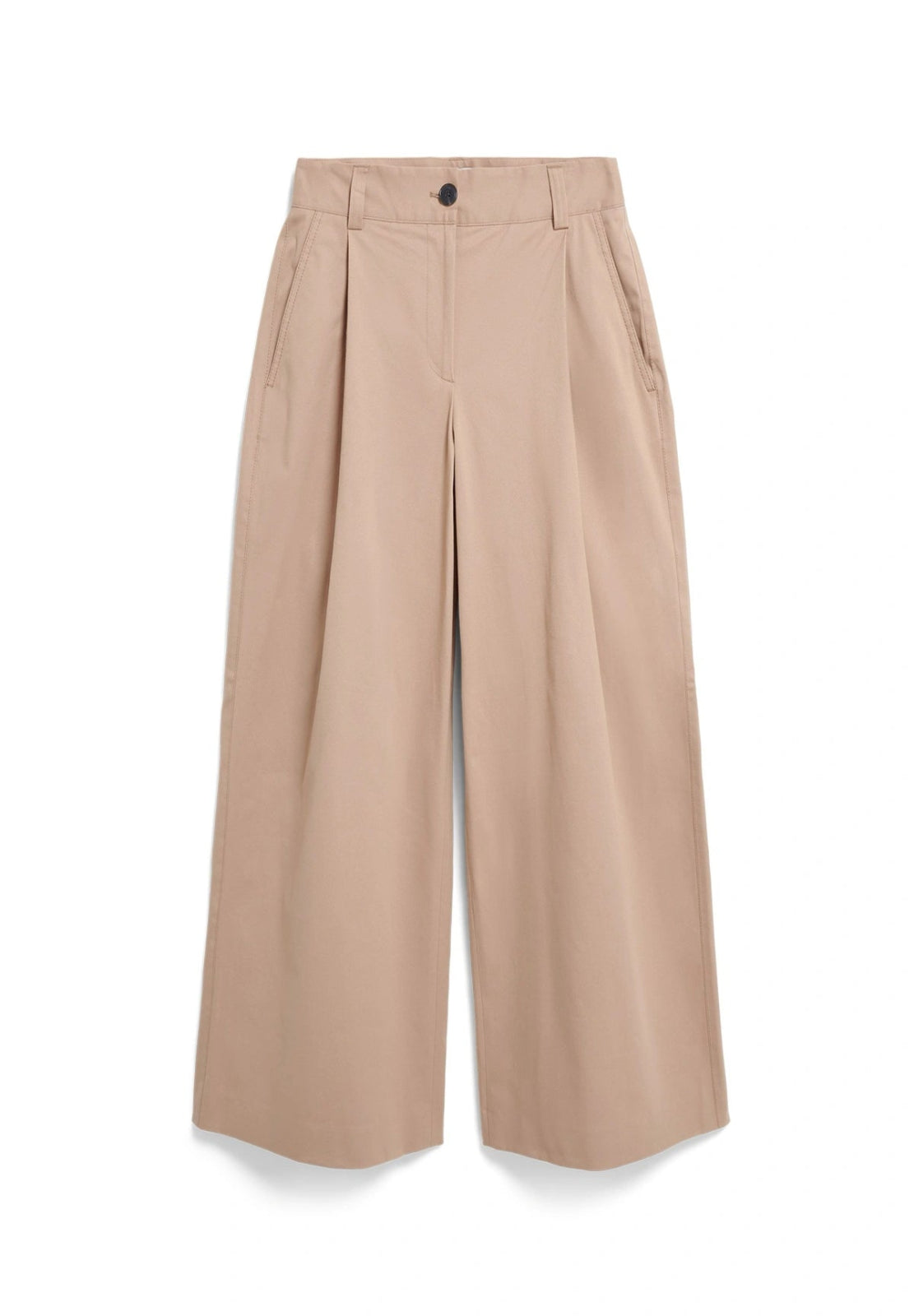ARMEDANGELS - Weite Chinohose aus Bio - Baumwollmix • true camel - Hose - ROSA ECK