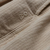 Wide Leg Cord-Bundfaltenhose • soft honey
