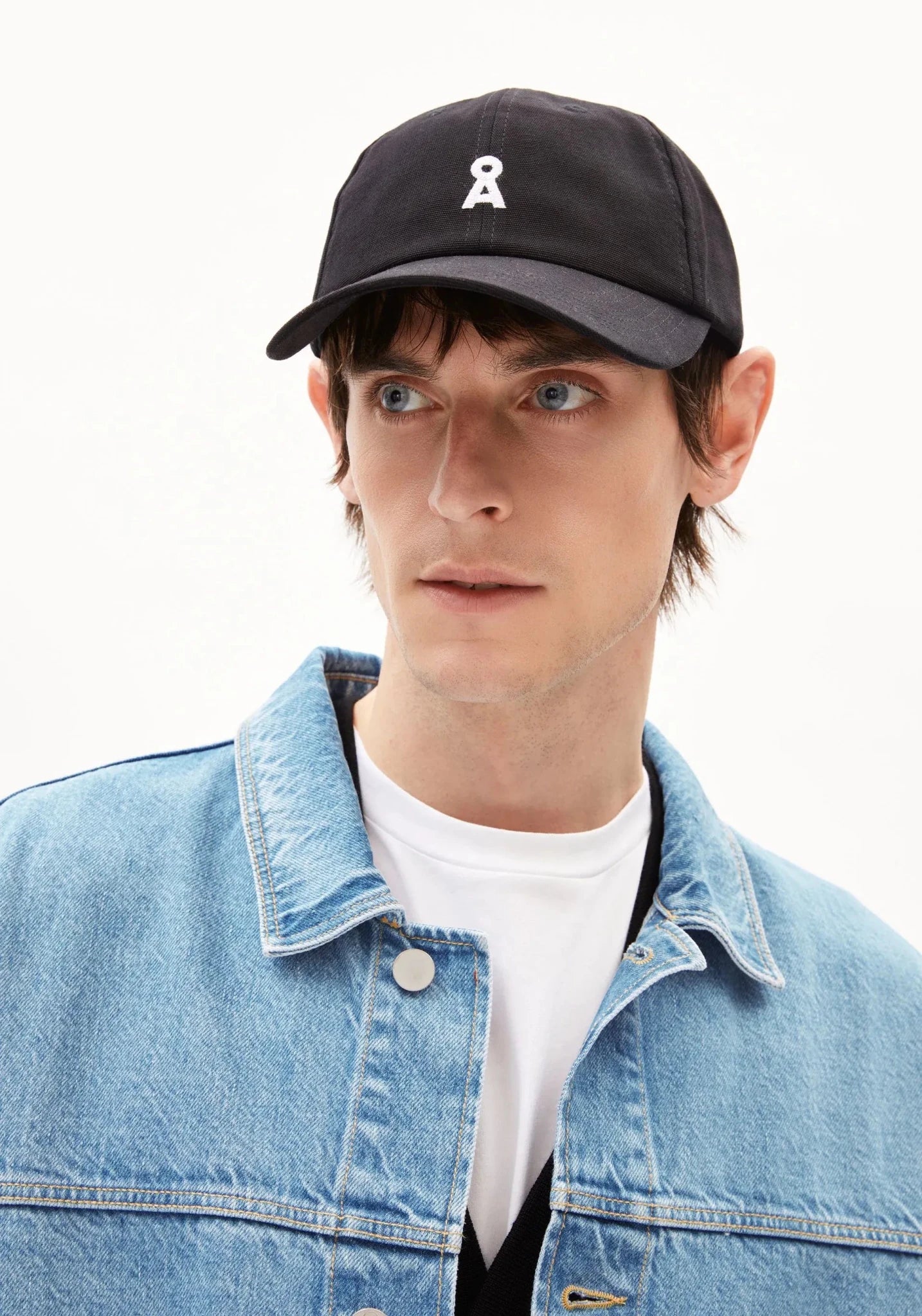 ARMEDANGELS - YENAAS BOLD Cap • Black - ROSA ECK