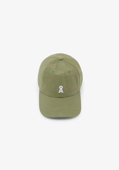 ARMEDANGELS - YENAAS BOLD Cap • Fatigue Green - ROSA ECK