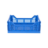 Aykasa Faltkiste Midi in Blue (Blau), stapelbare Klappbox – ROSA ECK