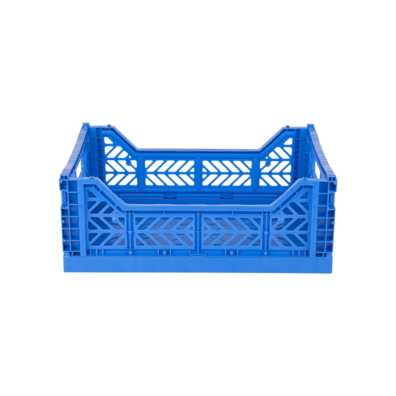 Aykasa Faltkiste Midi in Blue (Blau), stapelbare Klappbox – ROSA ECK