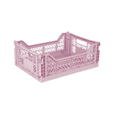 Aykasa Faltkiste Midi in Cherry Blossom (Rosa), stapelbare Klappbox – ROSA ECK