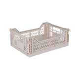 Aykasa Faltkiste Midi in Coconut Milk (Beige), stapelbare Klappbox – ROSA ECK