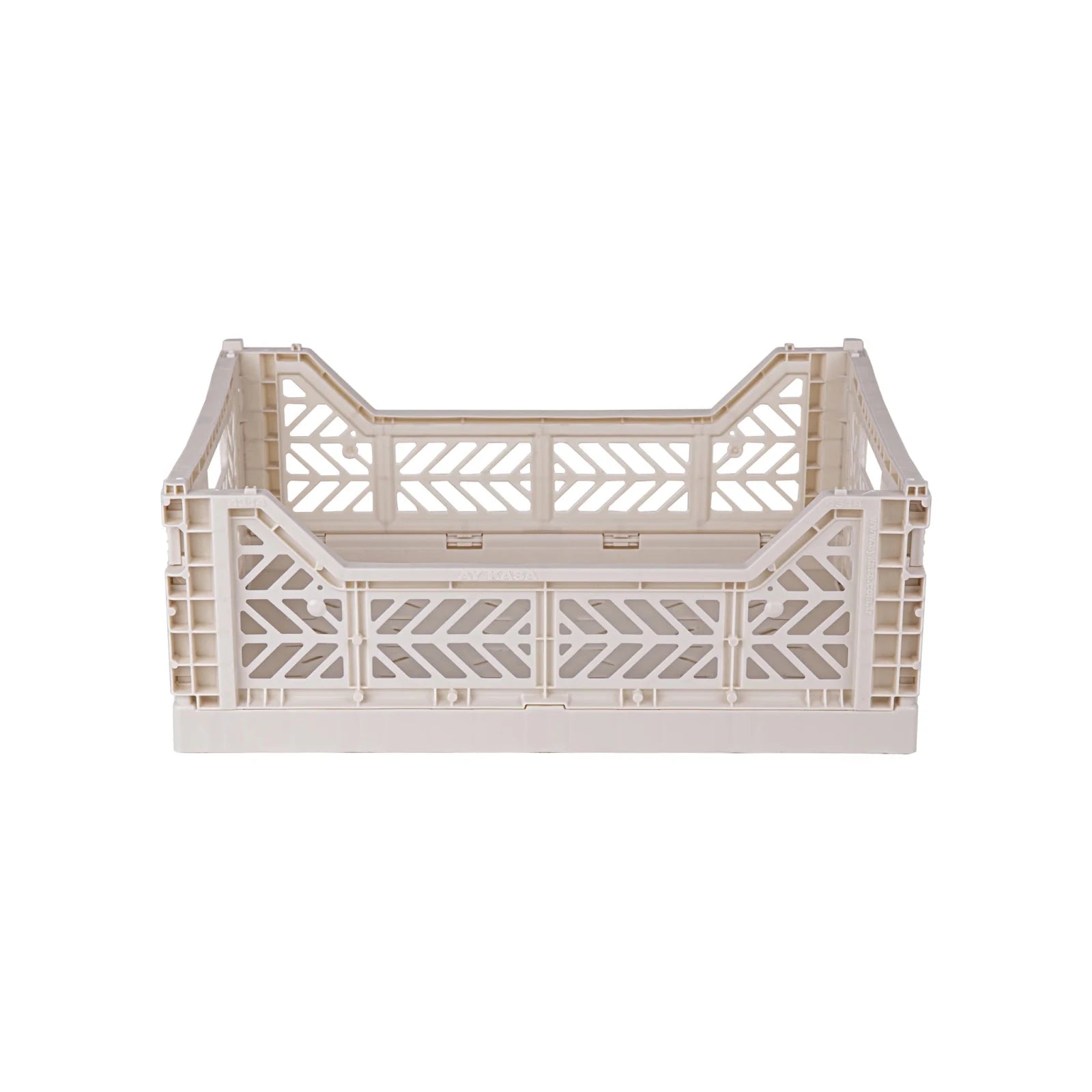 Aykasa Faltkiste Midi in Coconut Milk (Beige), stapelbare Klappbox – ROSA ECK