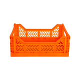 Aykasa Faltkiste Midi in Neon Orange (Orange), stapelbare Klappbox – ROSA ECK