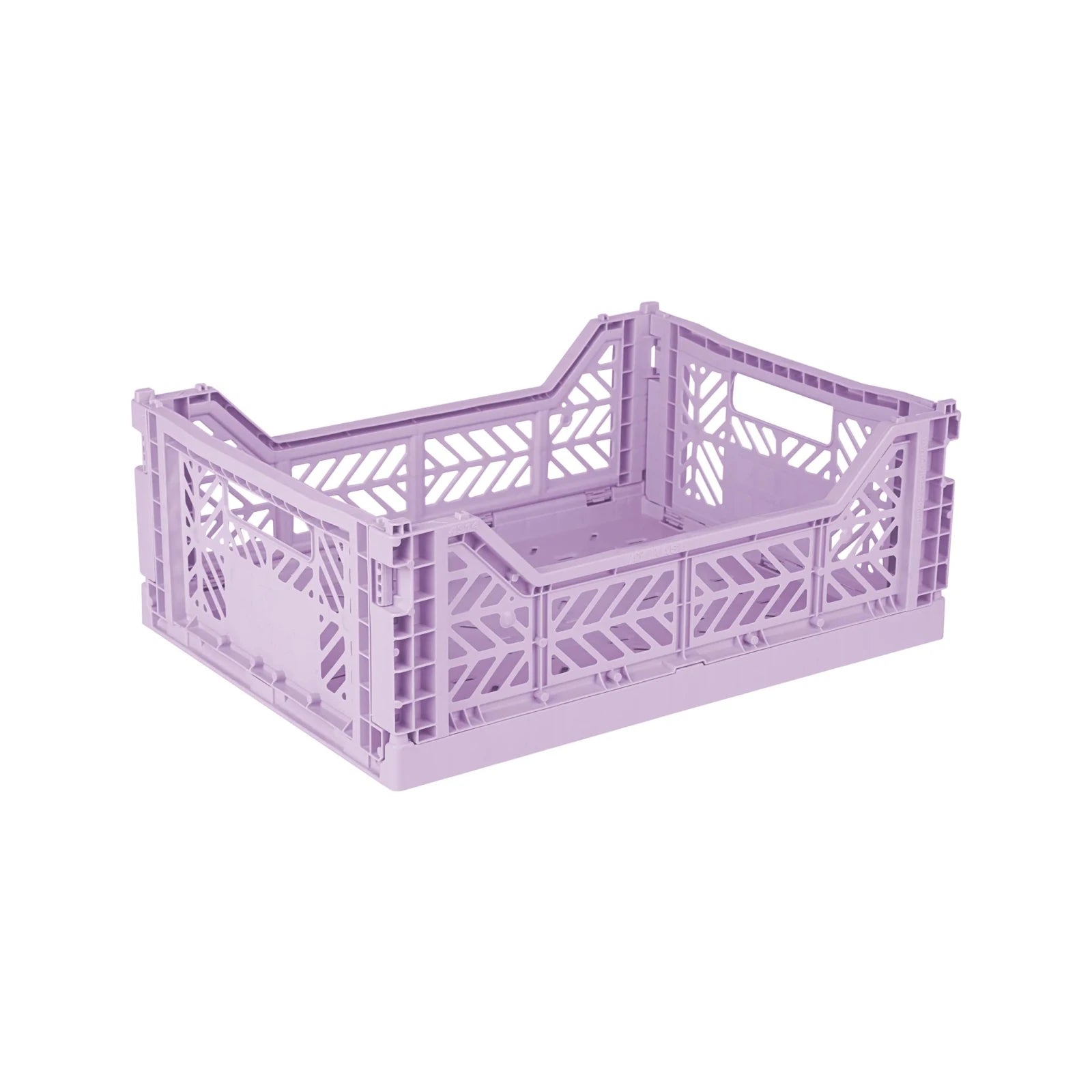 Aykasa Faltkiste Midi in Orchid (Lila), stapelbare Klappbox – ROSA ECK
