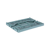 Aykasa Faltkiste Midi in Teal (Türkis), stapelbare Klappbox – ROSA ECK