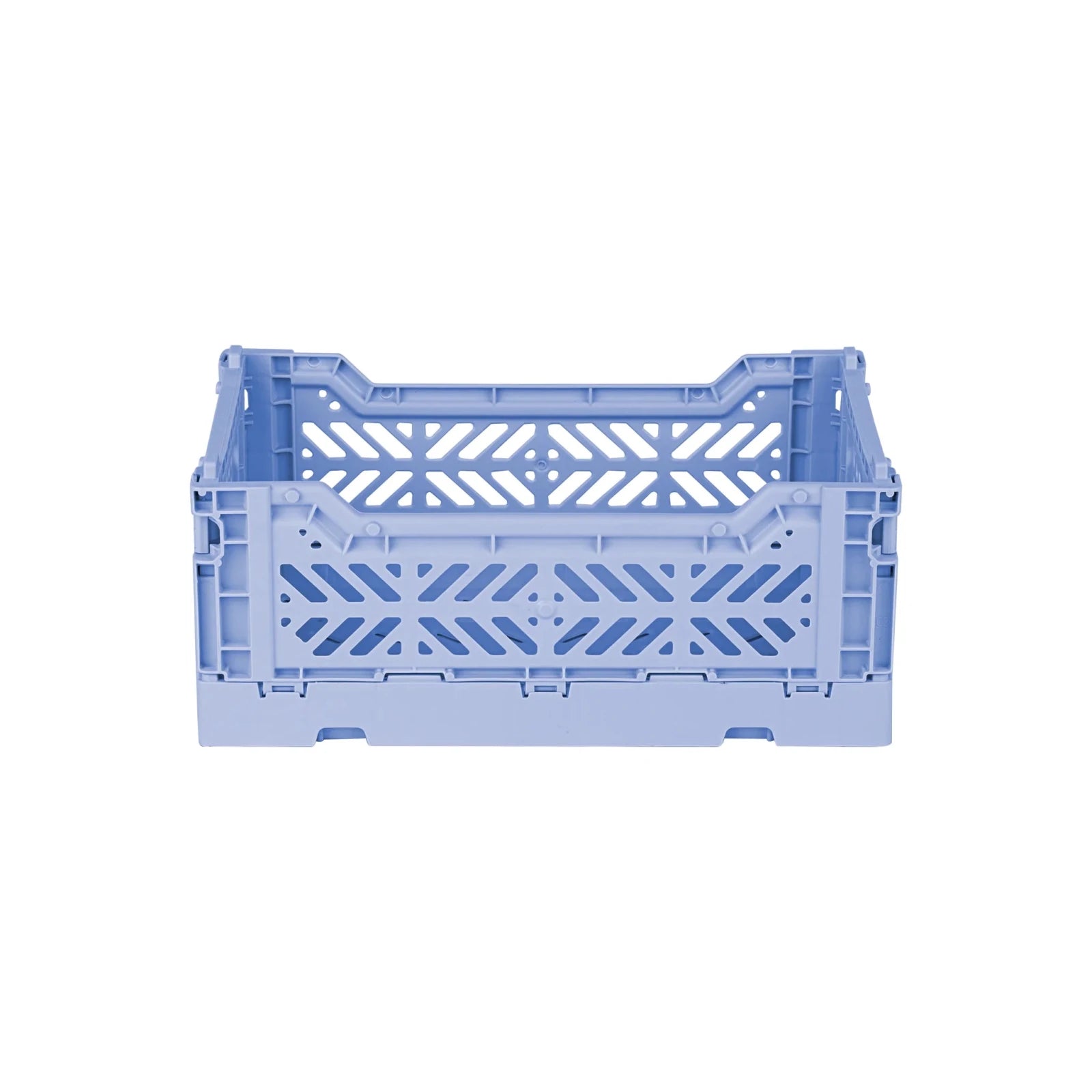 Aykasa Faltkiste Mini in Baby Blue (Blau), stapelbare Klappbox – ROSA ECK