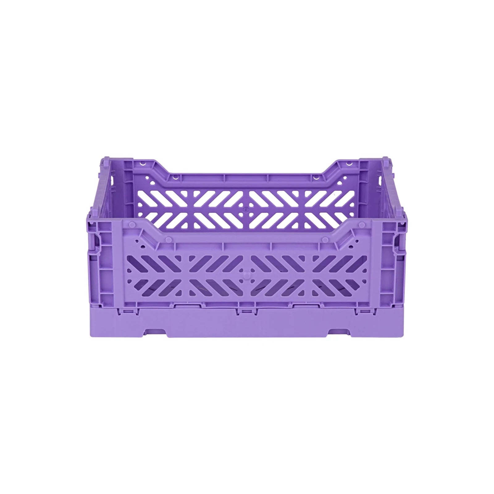 Aykasa Faltkiste Mini in Taro Milk Tea (Lila), stapelbare Klappbox – ROSA ECK