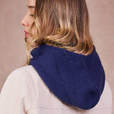 Kapuzenschal • Navy Blau