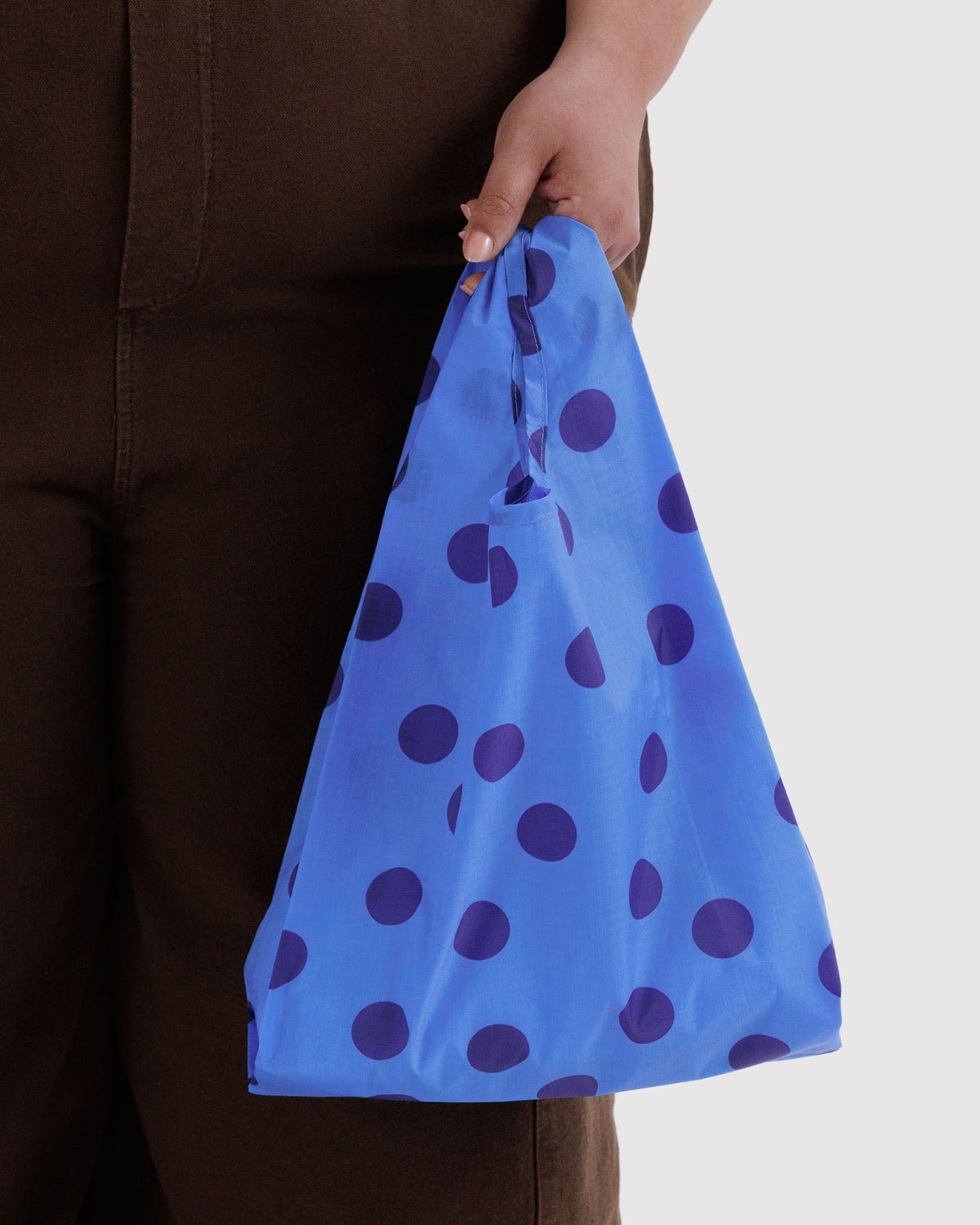 BAGGU - BABY BAGGU Einkaufstasche • Blue Polka Dot - ROSA ECK