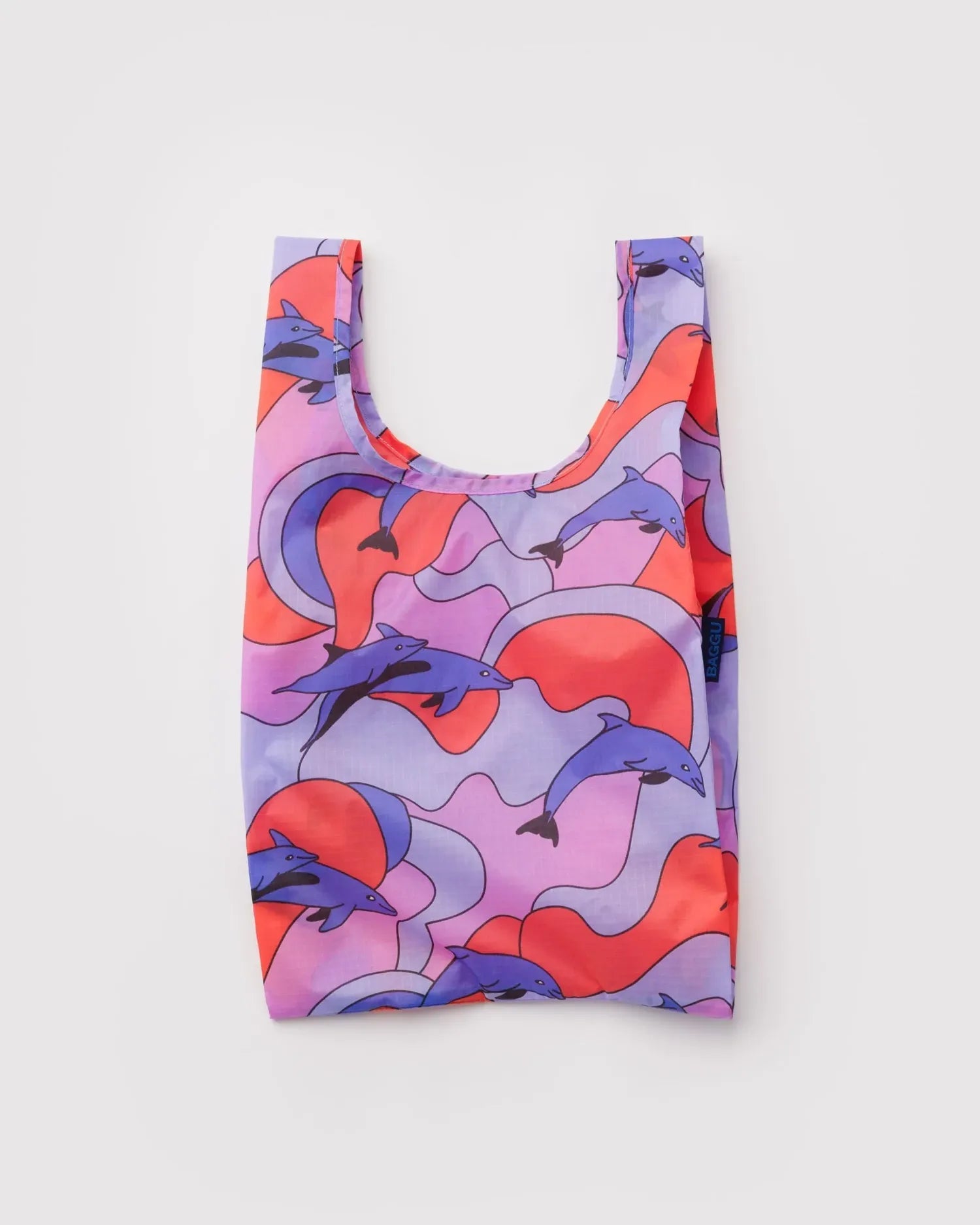 BAGGU - BABY BAGGU Einkaufstasche • Dolphins - ROSA ECK