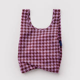 BAGGU - BABY BAGGU Einkaufstasche • Pink Houndstooth - ROSA ECK