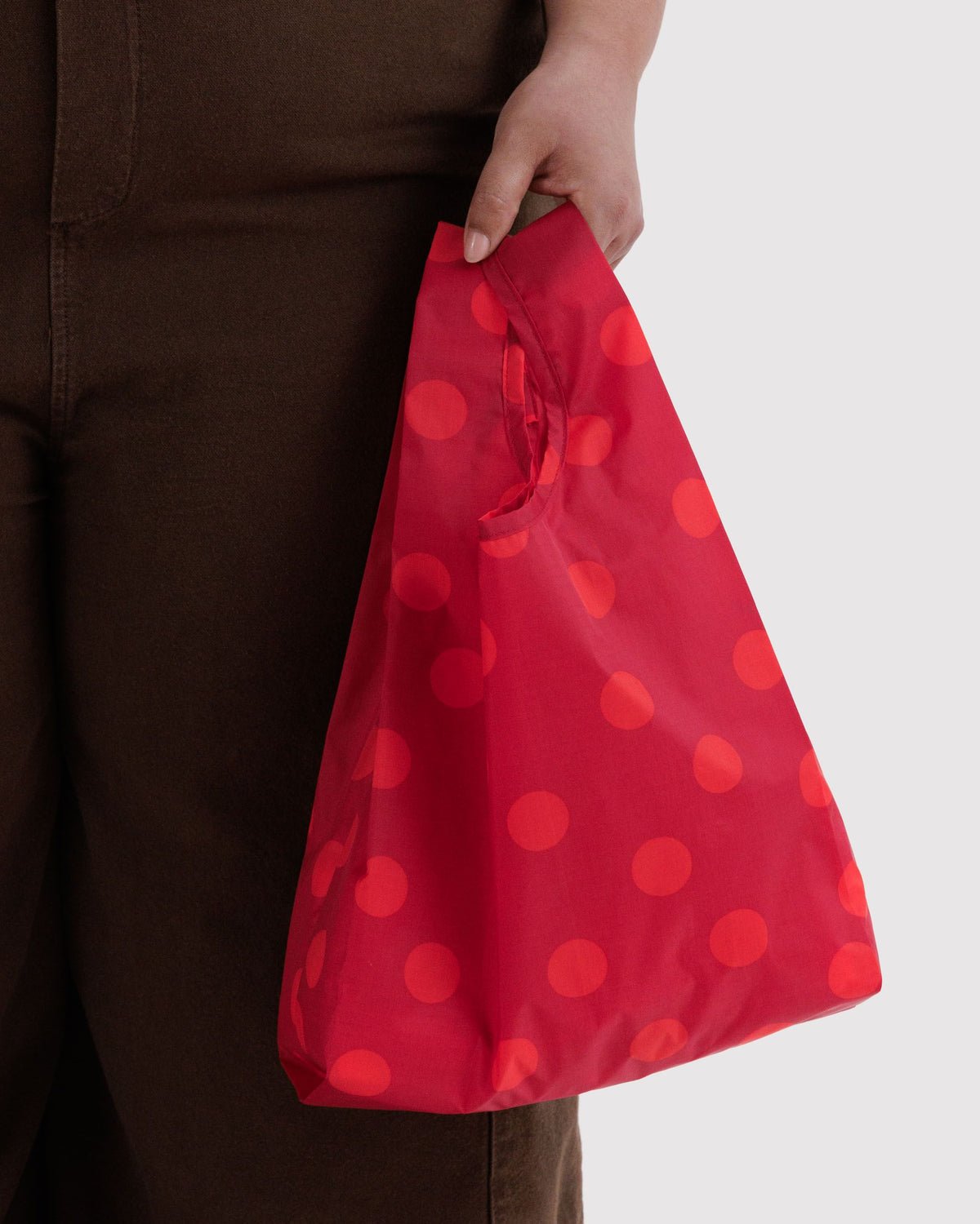 BAGGU - BABY BAGGU Einkaufstasche • Red Polka Dot - ROSA ECK