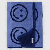 BAGGU - Badetuch aus Bio - Baumwolle • Happy Blue - Handtuch - ROSA ECK