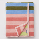 BAGGU - Badetuch • Sherbet Stripe - ROSA ECK